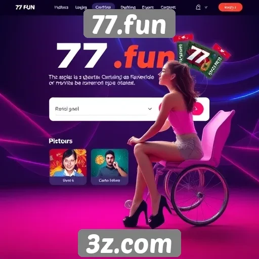 Acessibilidade e desempenho no site 77.fun