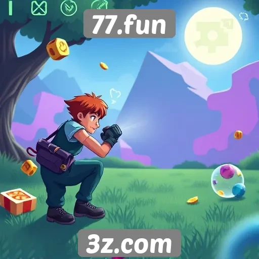 Recursos de gamificação no site 77.fun