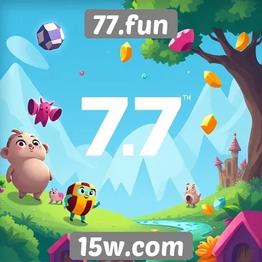 Exploração dos jogos populares no site 77.fun